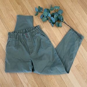 Universal Thread Paperbag Pants Olive